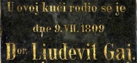 ZAVIČAJNI MUZEJ LJUDEVITA GAJA 